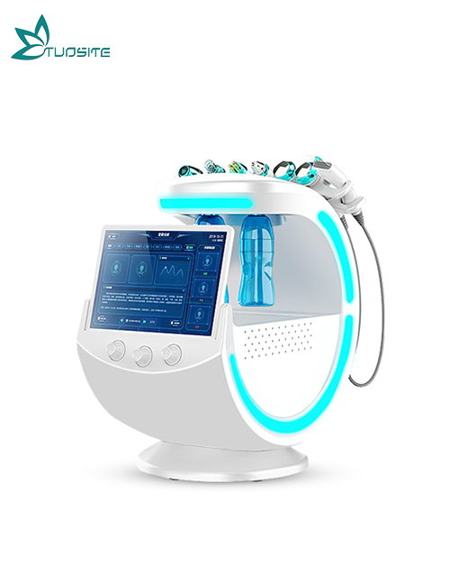 Portable Aqua Peel Oxygen facial Machine with Skin Analyzer for Deep Cleaning Skin tightening 