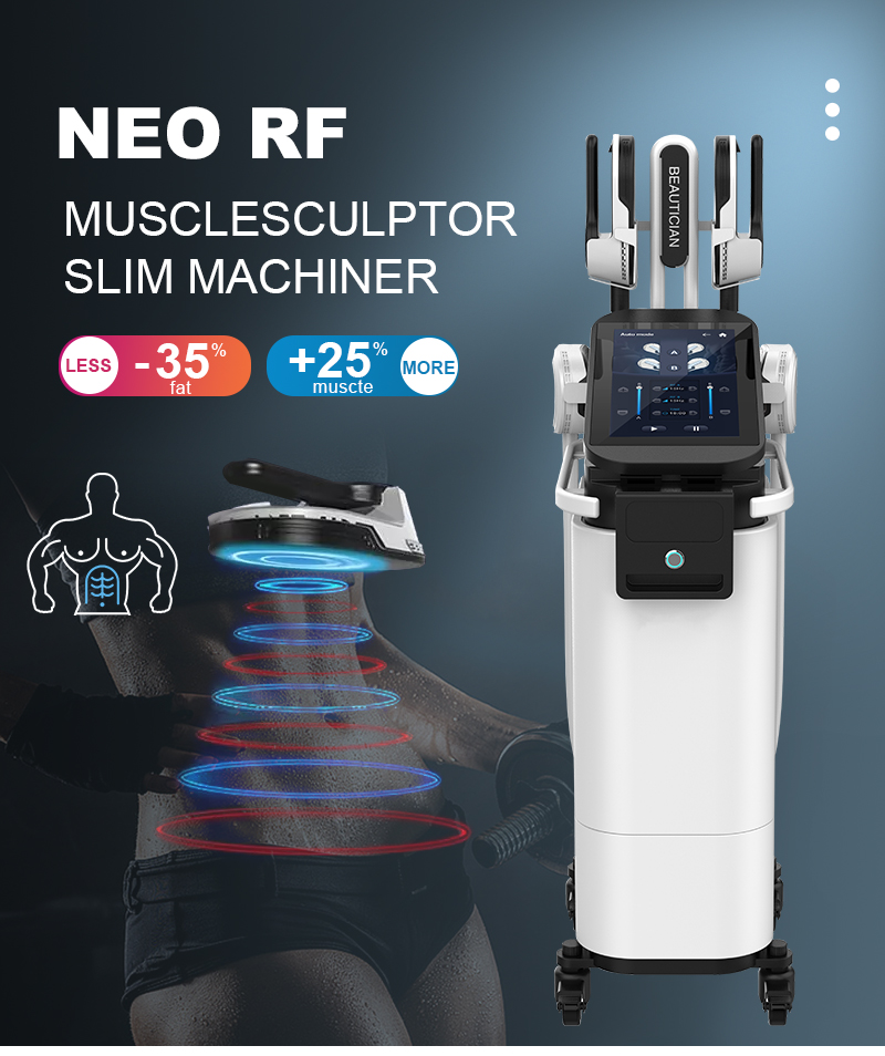 Emsculpt Neo machine with RF for body Slimming builds muscle