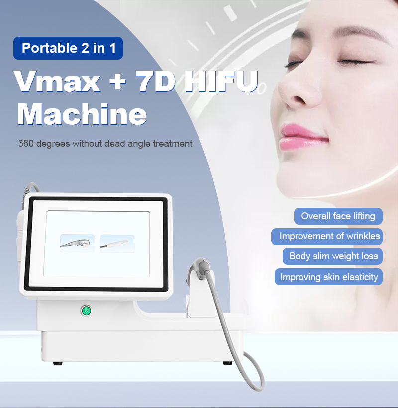The latest 7D HIFU machine beauty salon using beauty equipment
