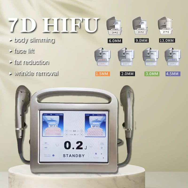 2021 New 7D HIFU Machine Wrinkle Removal Machine Without Wounds