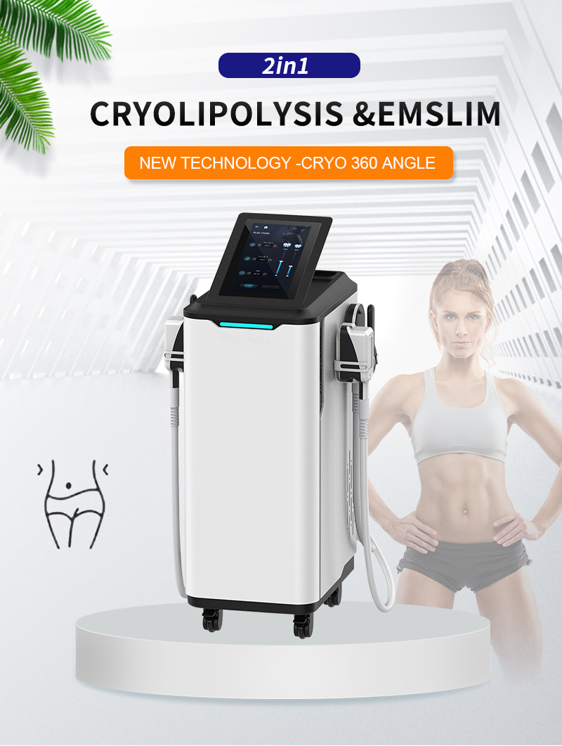 2 In 1 Cryolipolysis & Emslim Machine for Hot Sale 