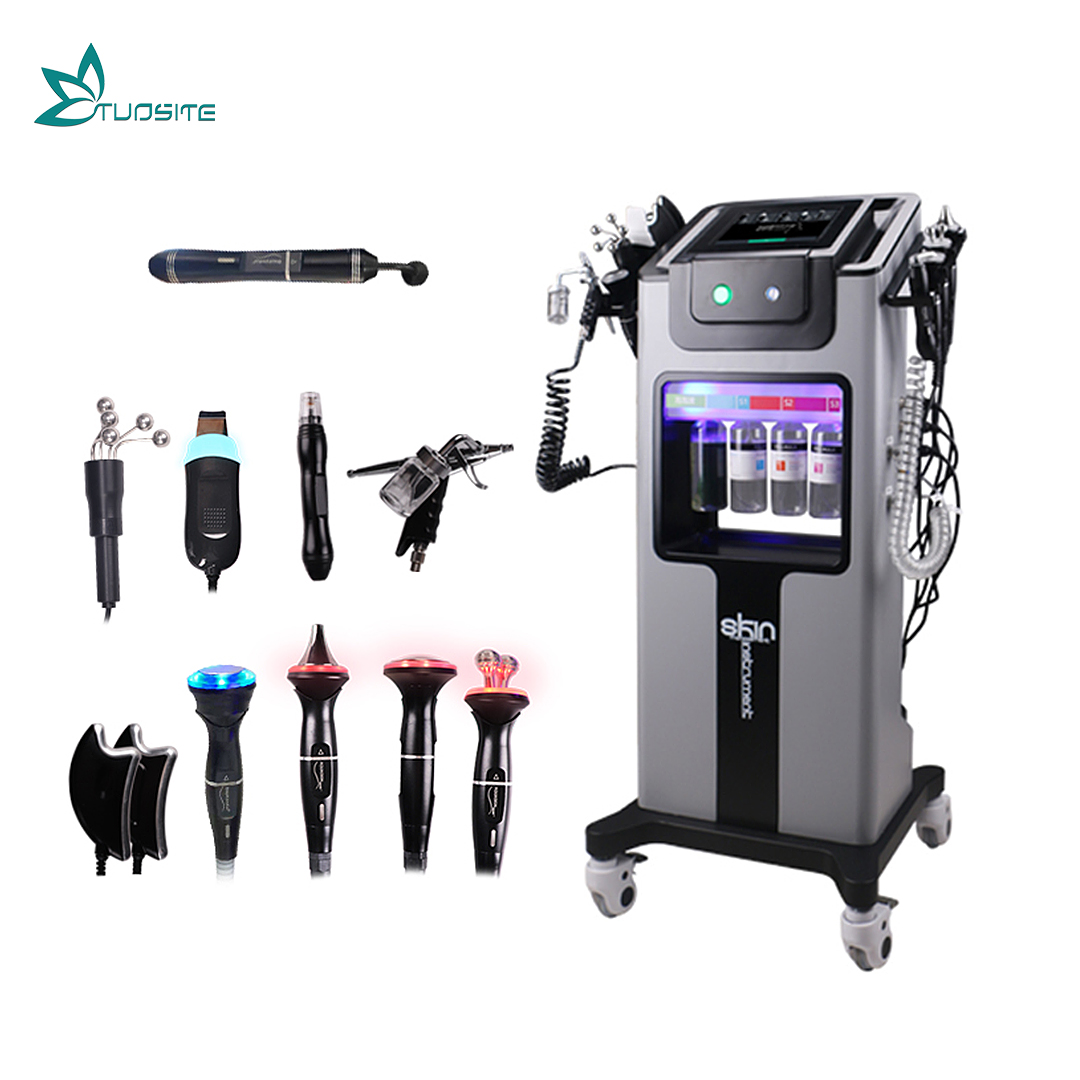 9 in 1 Aqua Skin Care Device Multifunction Facial Care Face Lifting Ultrasound Beauty Machine