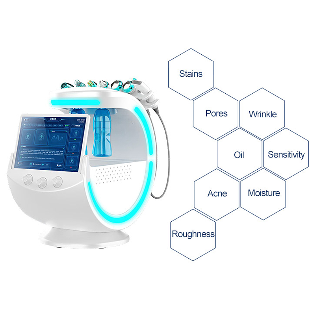 Ultrasonic Introdustion Facial Cleaning Face Lifting Beauty Pollajen Hydrofacials Machine Skin Care