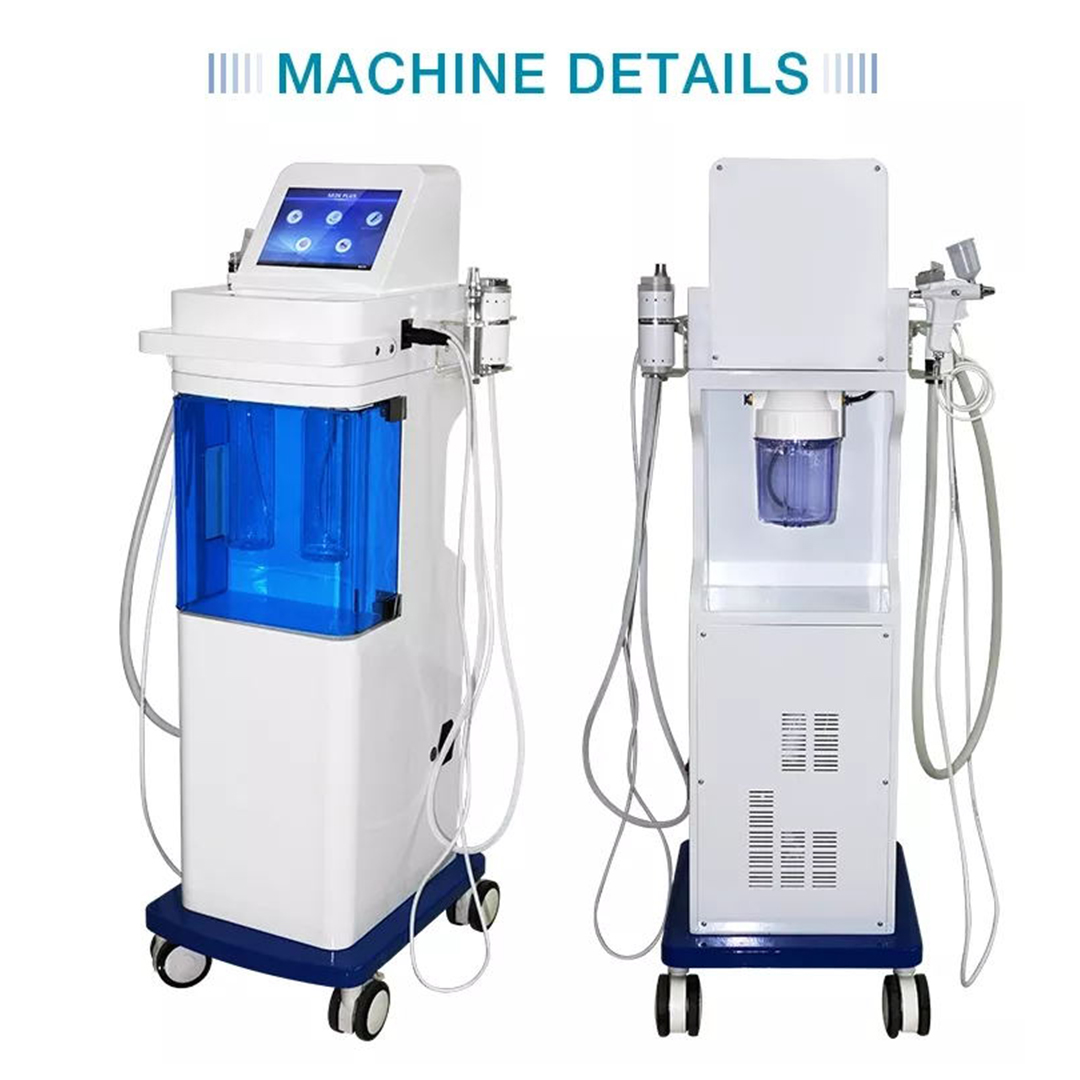 Facial Care 7 in 1 Pore Cleaning Ultrasonic Dermabrasion RF Oxygen Therapy Facial Machine