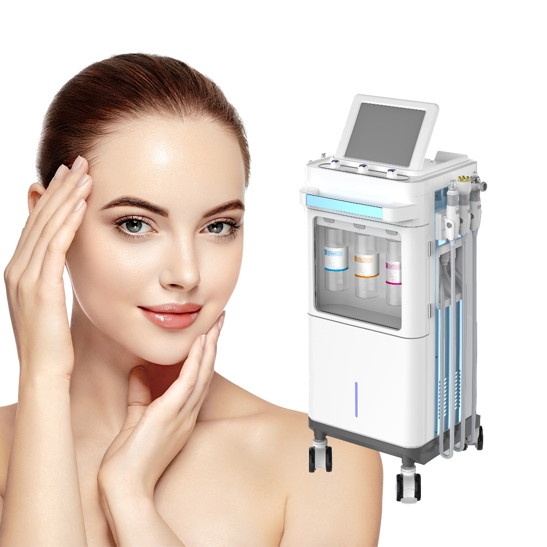6 in 1 Face Lifting Oxygen Jet Peel Machine / Hydro Facial Machine